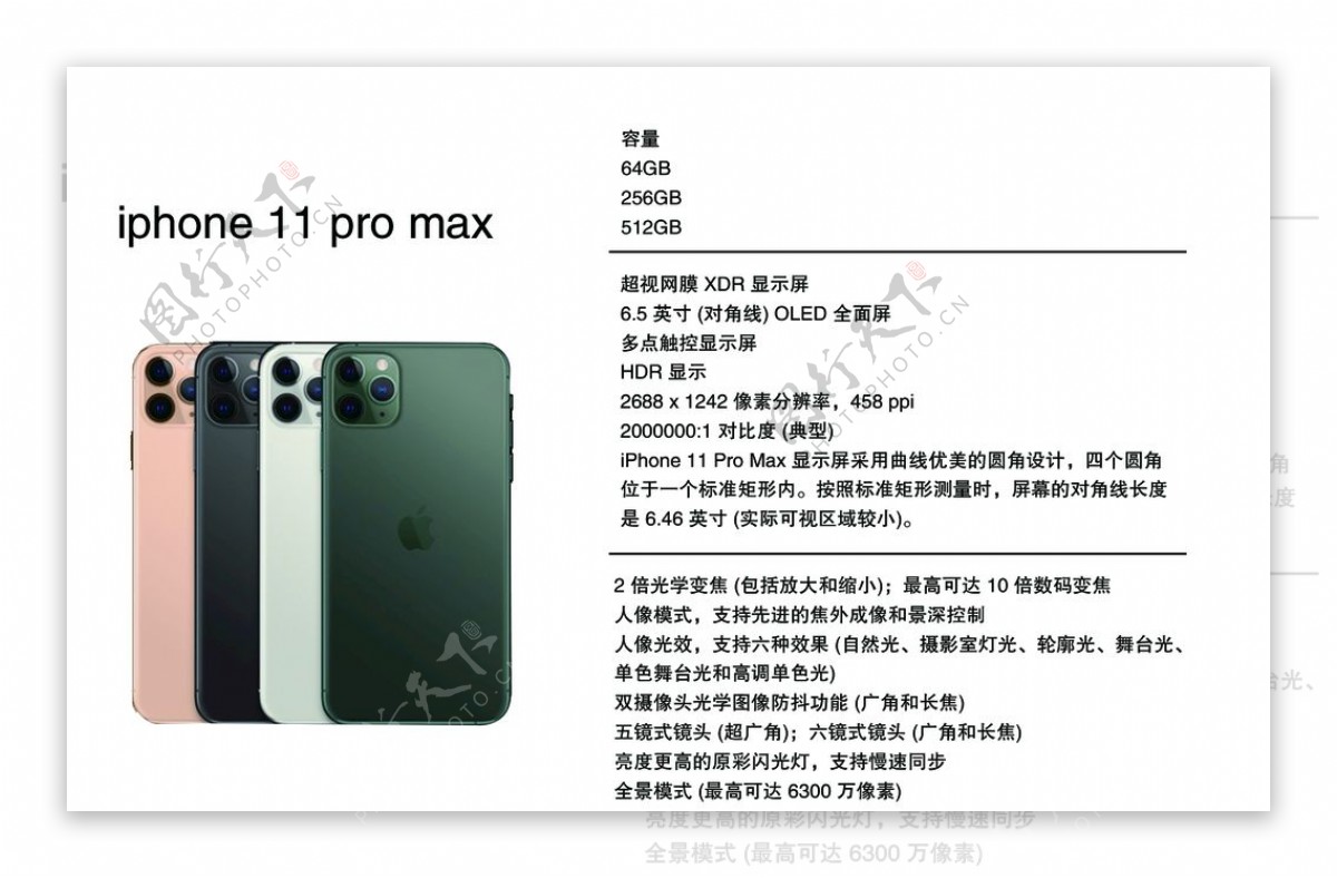 苹果手机11promax图片