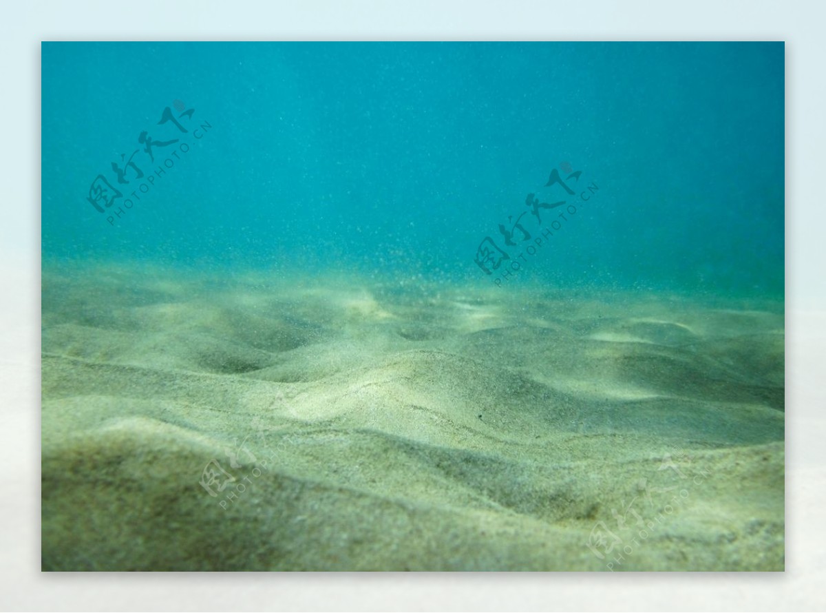 海底沙子图片