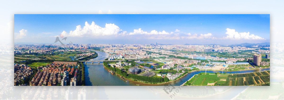 道滘镇高空风景图片