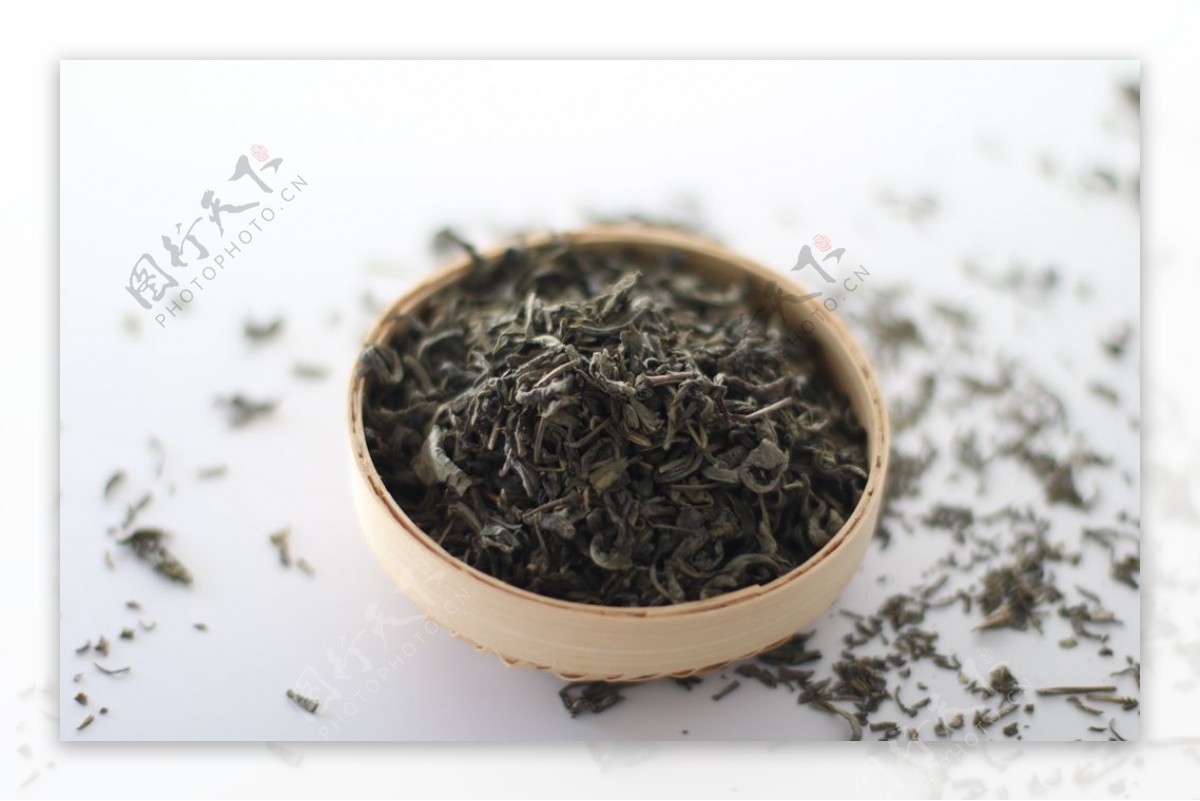 绿茶茶叶图片