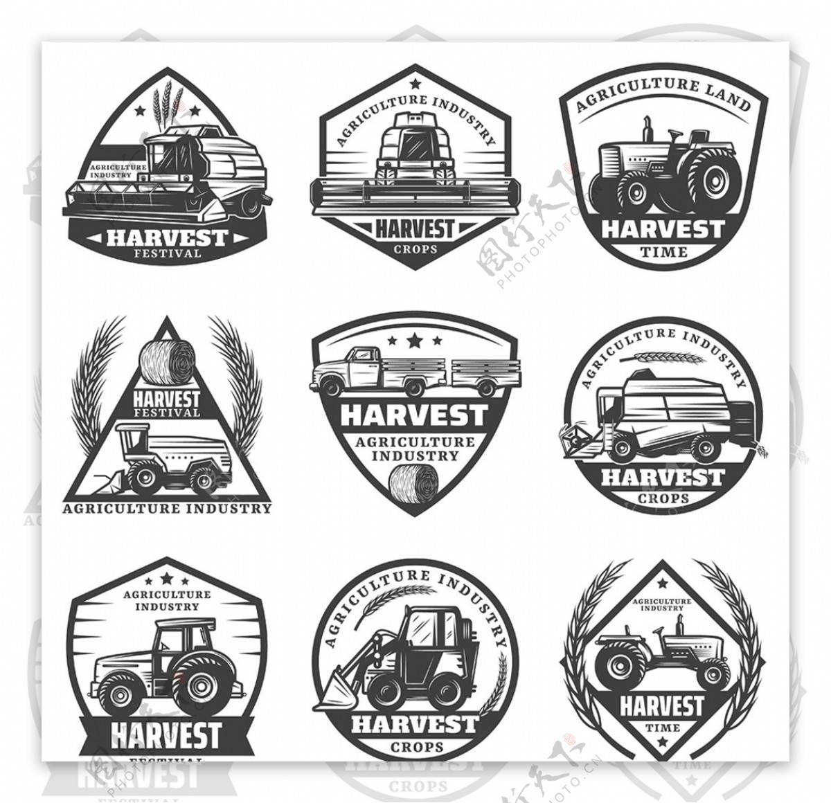 农业机械图标图片