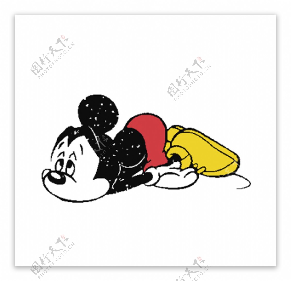 迪士尼米奇米老鼠卫衣元素图案图片