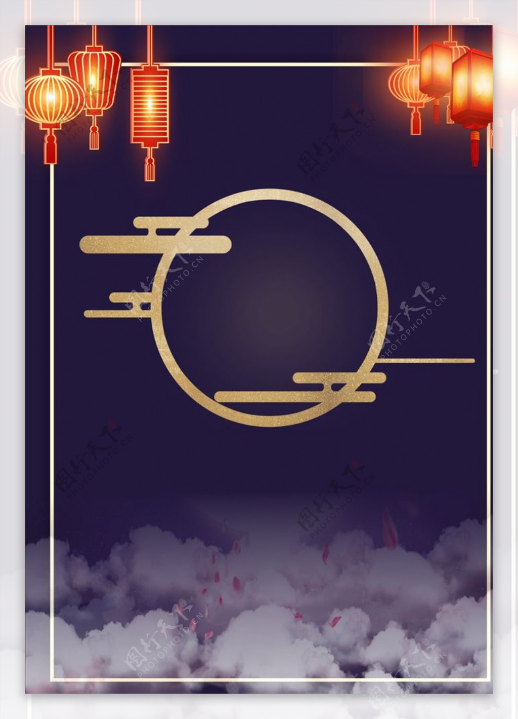 中国传统节日海报背景图片