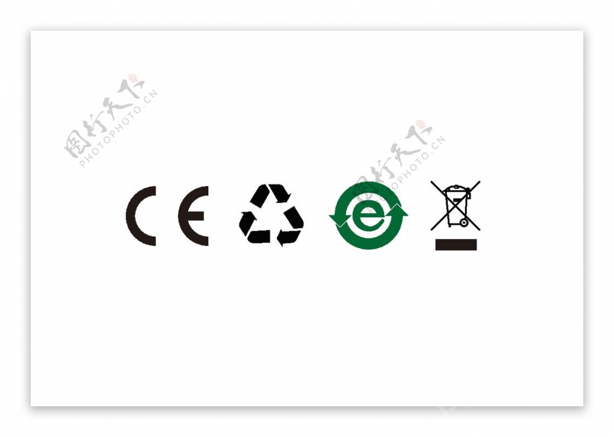 环保图标E字图标图片