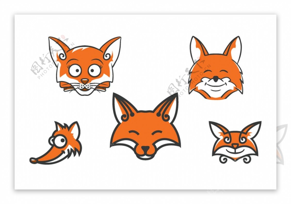 卡通狐狸头像图片