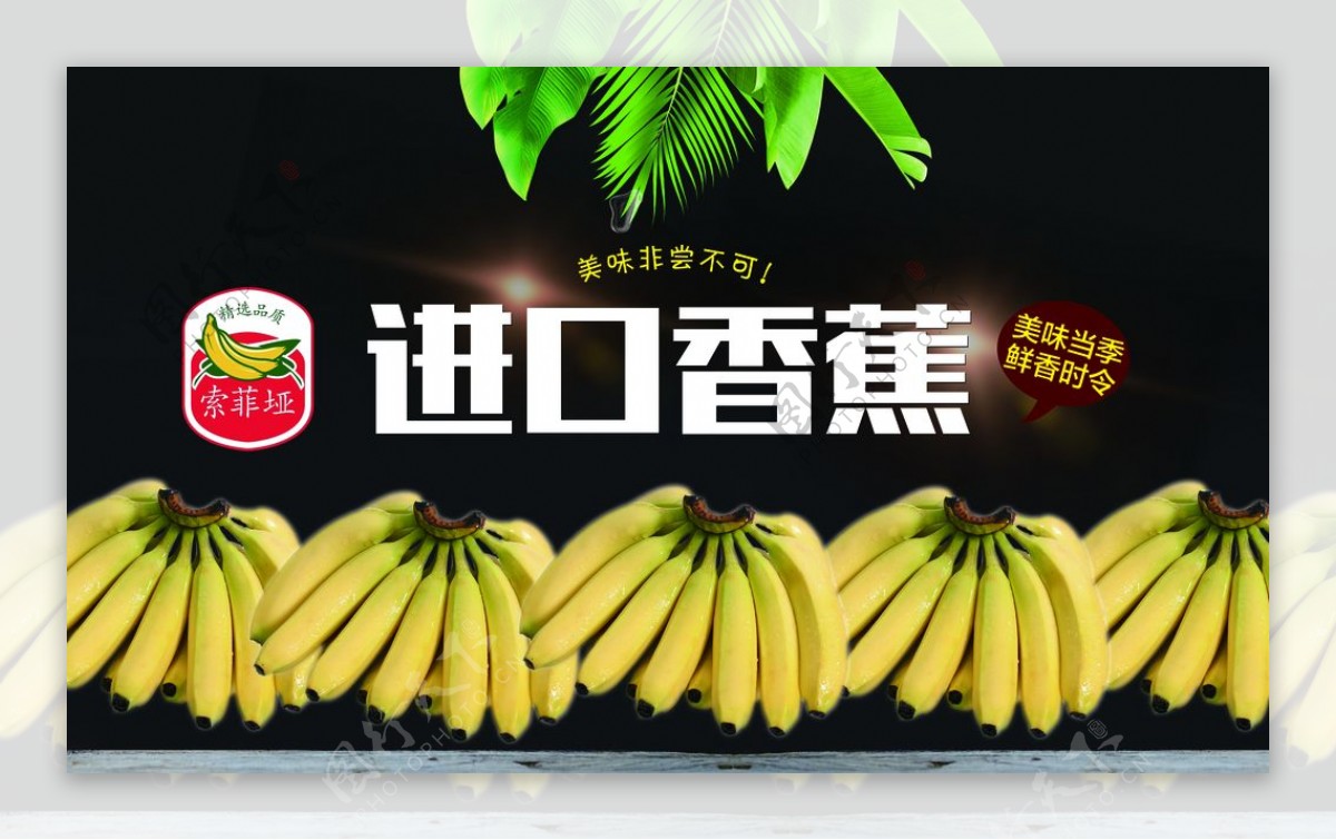 香蕉围挡图片