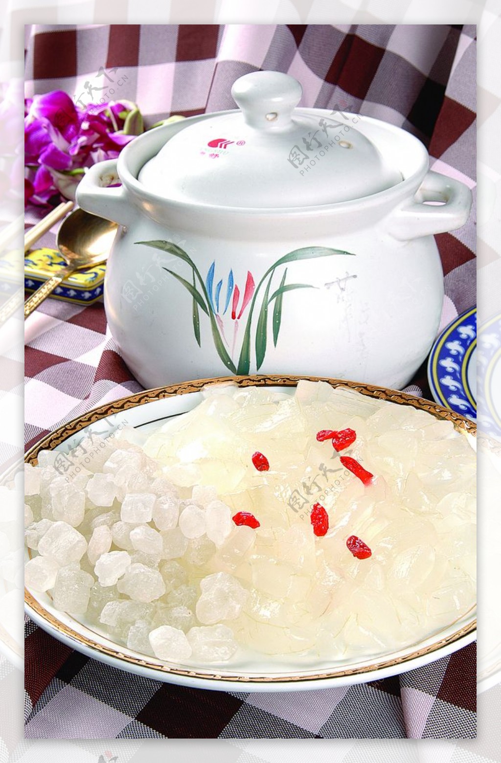 豫菜冰糖煲芦荟煲图片