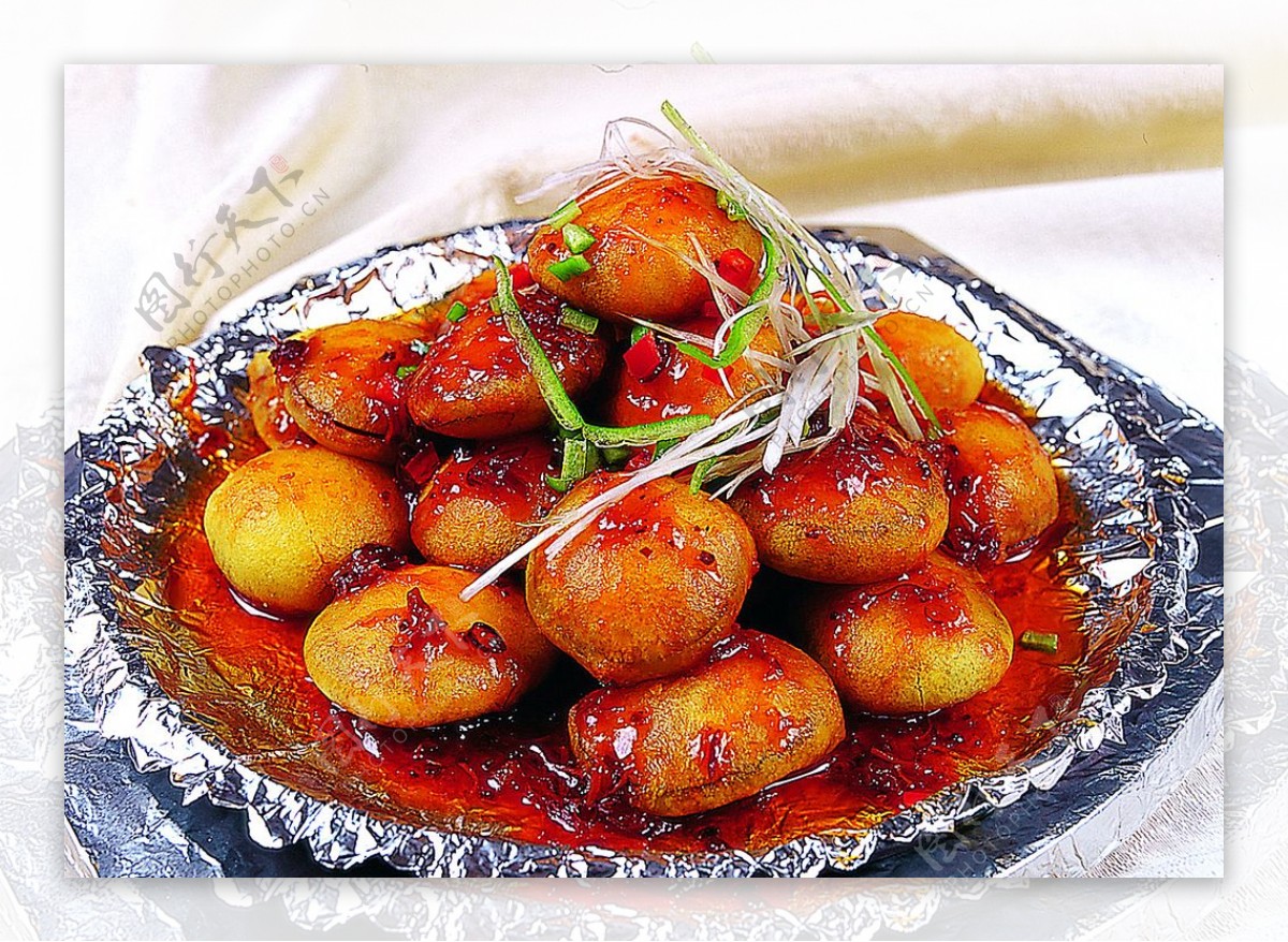 豫菜平锅煎茄盒图片