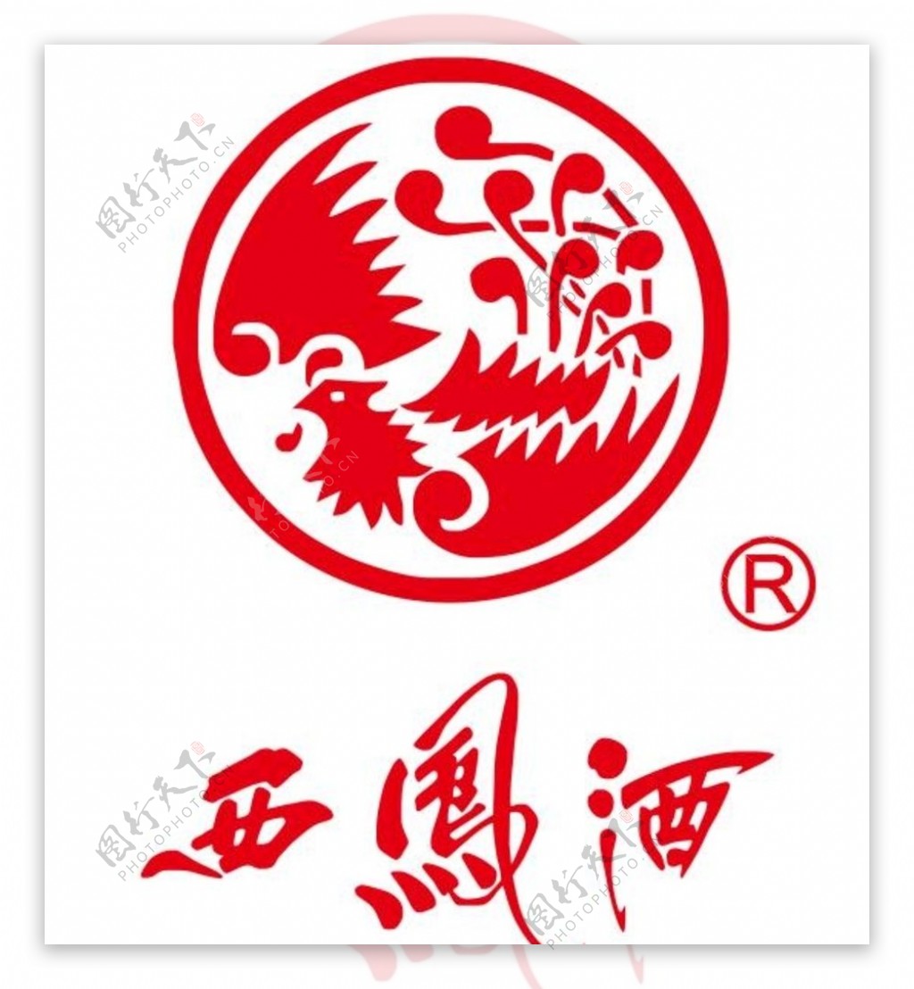 矢量西凤酒logo图片