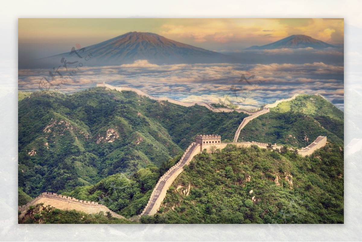 长城风景图片中国山脉风景