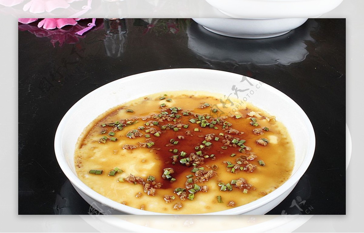 沪菜豉油水蒸蛋图片