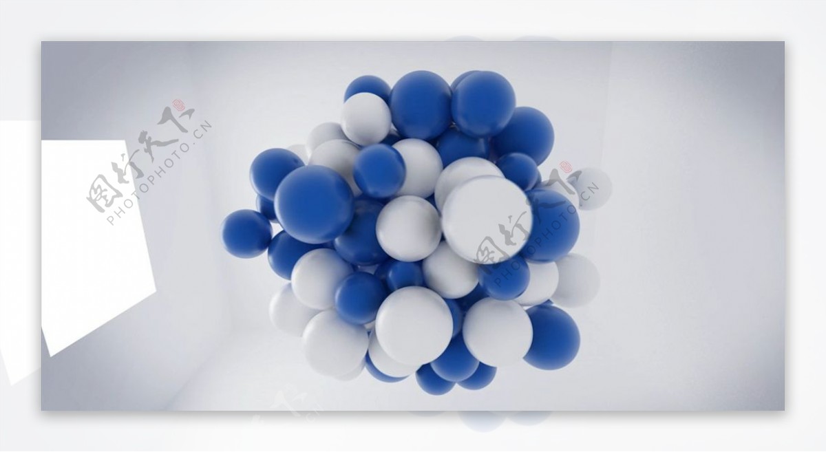 C4D模型收缩的气球图片