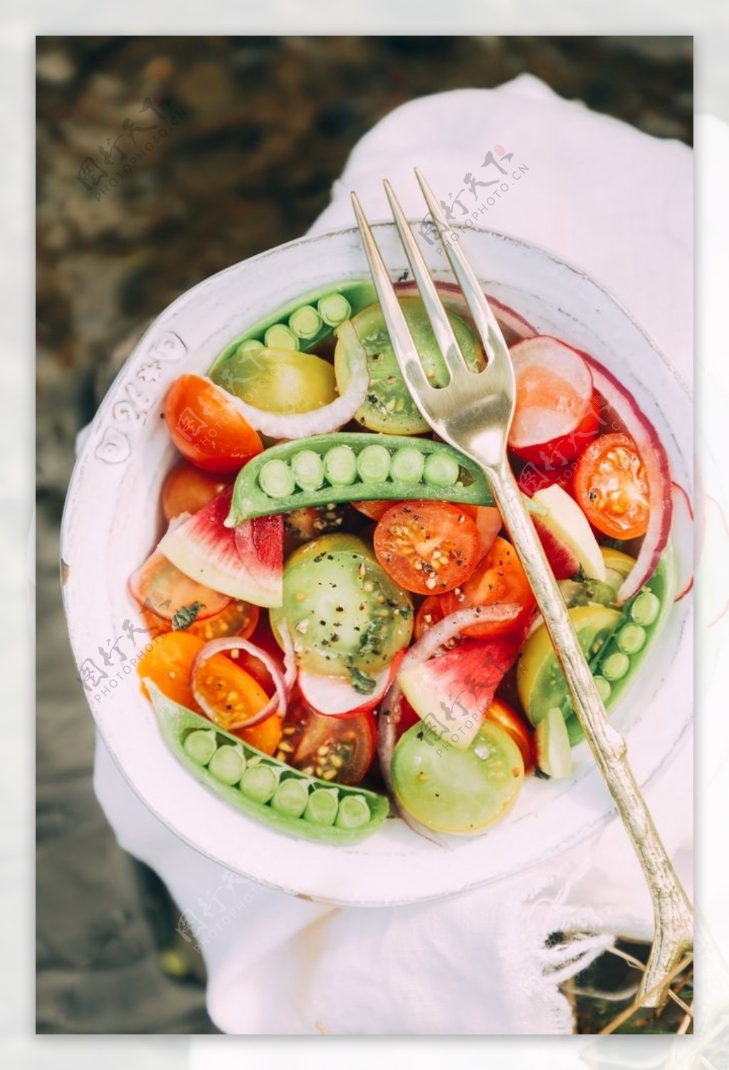 水果蔬菜沙拉图片
