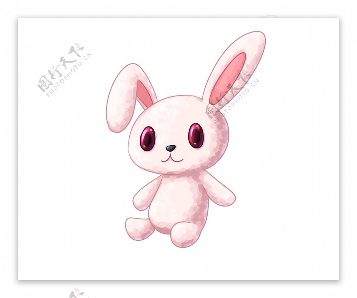 可爱手绘兔子图片