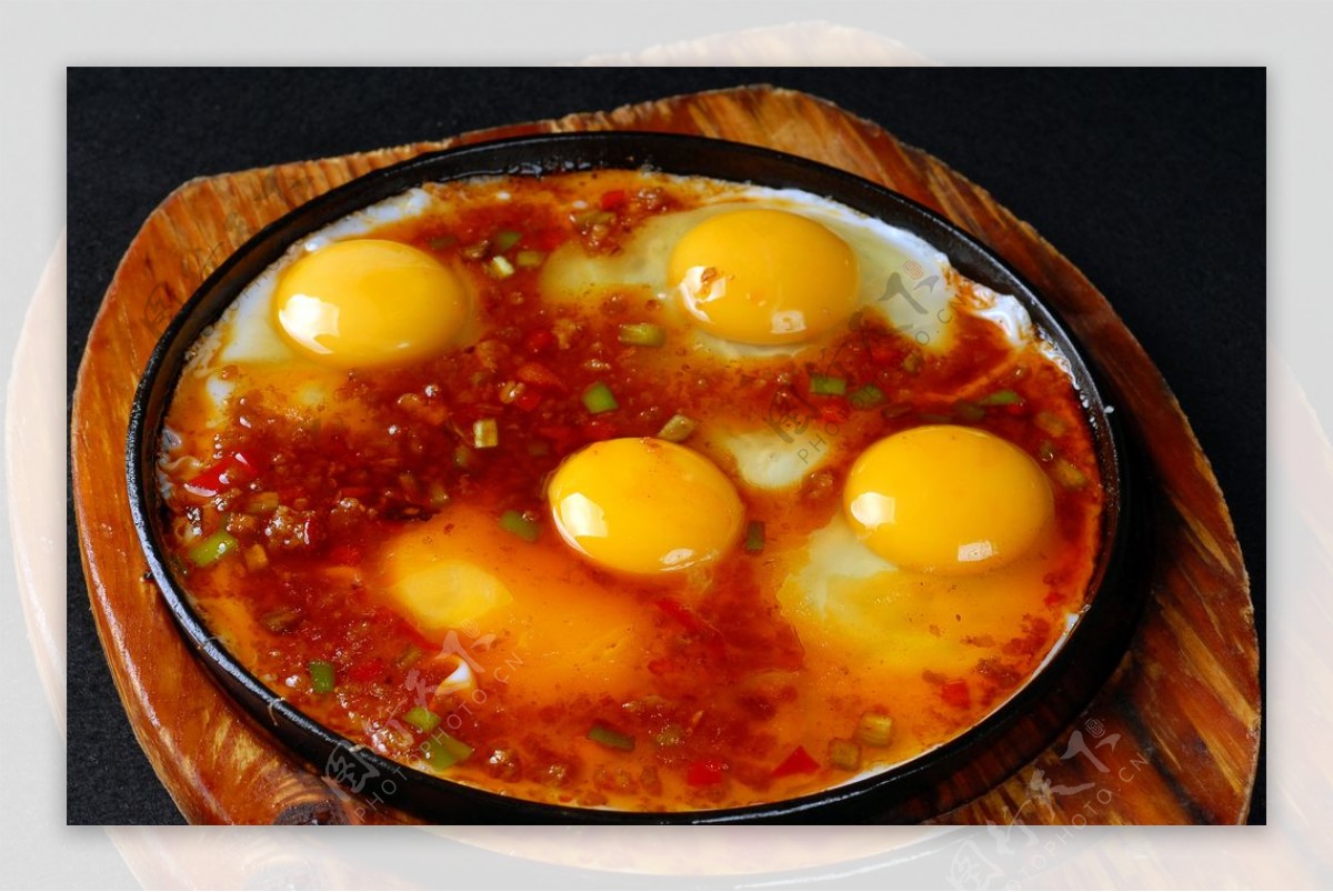 热铁板生煎蛋图片