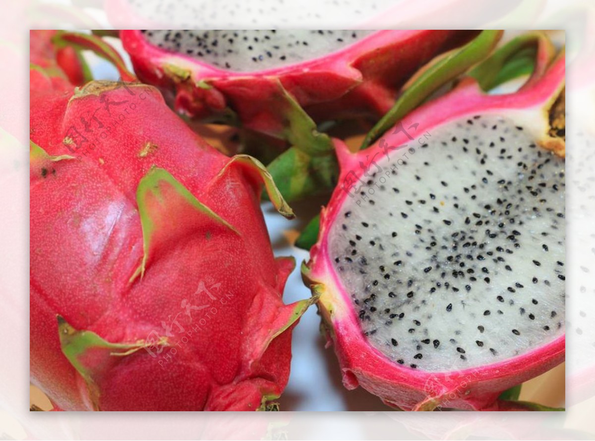火龙果美食水果食品摆拍摄影图配图高清摄影大图-千库网