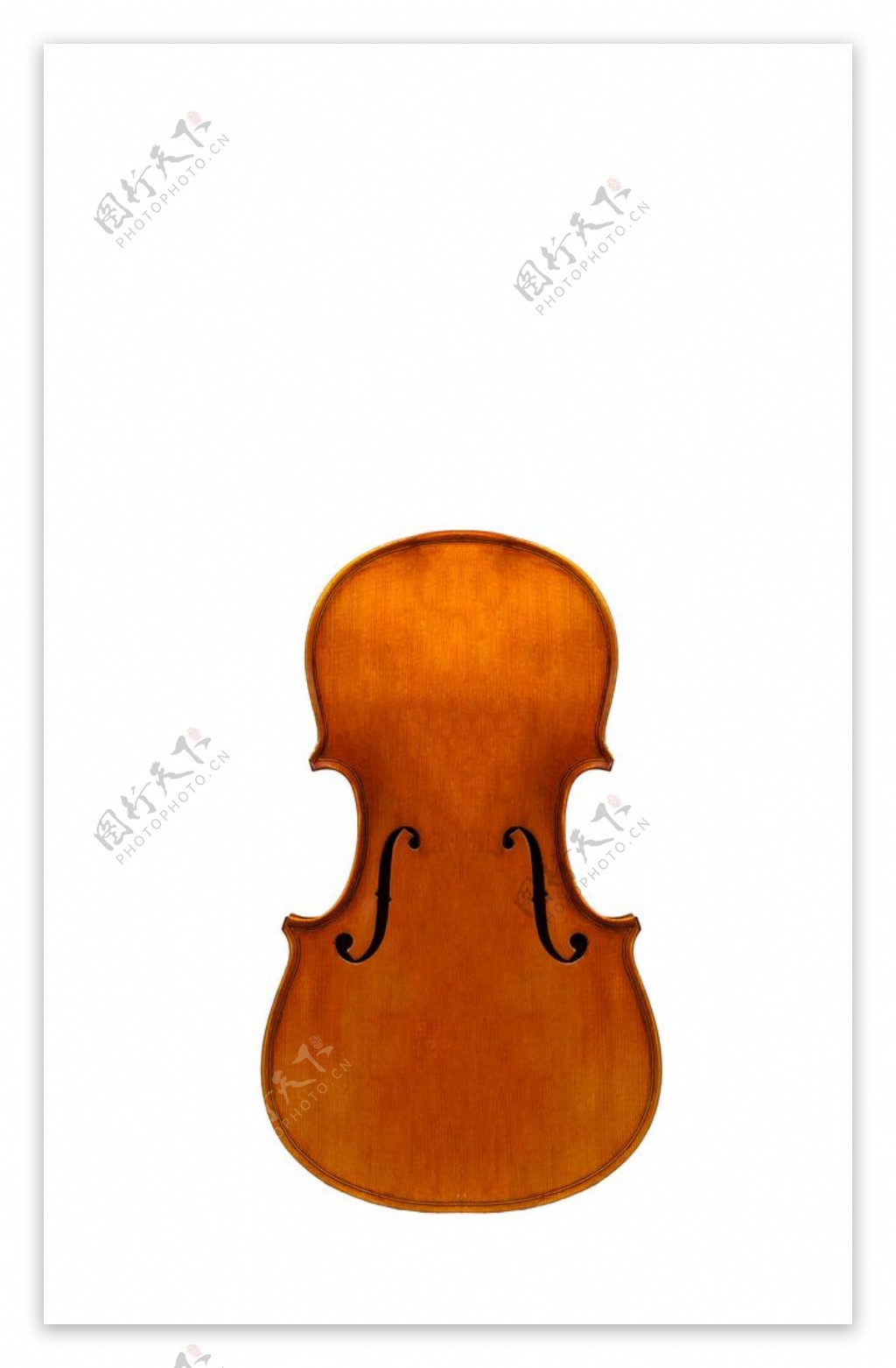 小提琴木质主体图片
