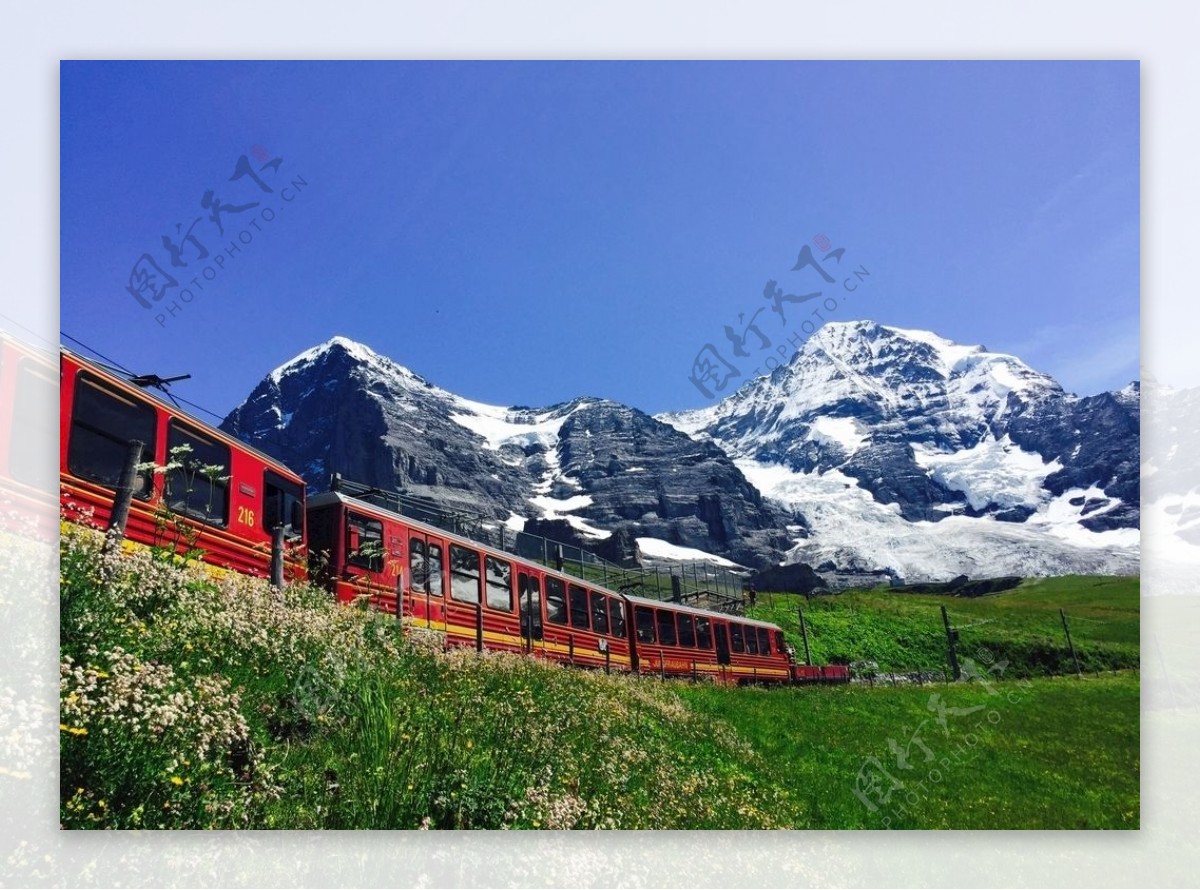 瑞士火车图片