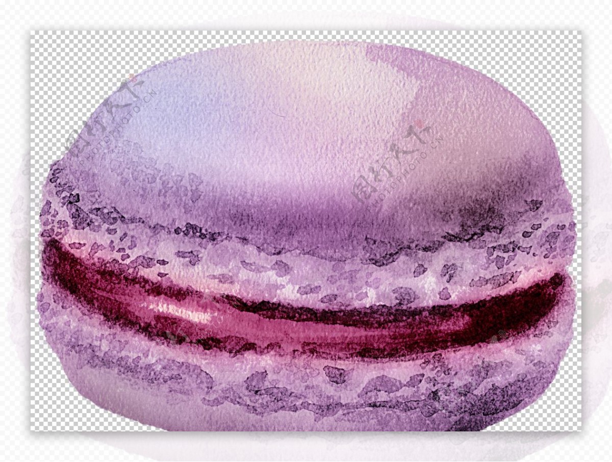 紫色马卡龙图片